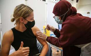 Dans un centre de vaccination de Londres, le 2 août 2021.