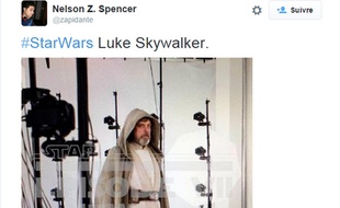 La première photo de Luke Skywalker fuite sur Internet et se répand sur les réseaux sociaux