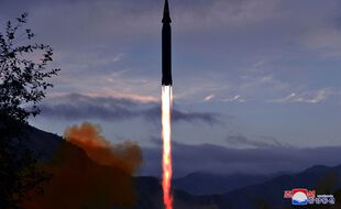 La Corée du Nord a testé un missile hypersonique le 28 septembre 2021.