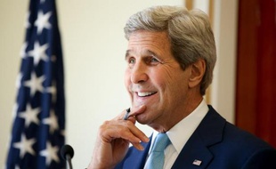 Le secrétaire dÉtat américain John Kerry, le 6 mai 2015 à Dijbouti
