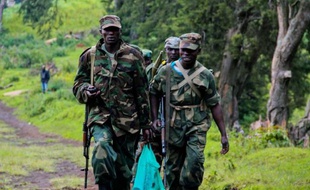 La localité de Bunagana, poste frontalier avec l'Ouganda dans l'est de la RDC, est tombée vendredi aux mains des mutins après d'âpres combats contre l'armée congolaise, au cours desquels un Casque bleu indien a été tué, qui ont poussé près de 600 soldats congolais à se réfugier de l'autre côté de la frontière.