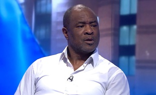 Paul Canoville sur le plateau de la BBC le 18 février 2015.