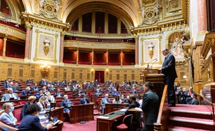 Le Sénat lors du discours de politique générale de Jean Castex en juillet 2020