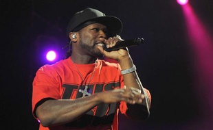 50Cent à Dublin, en Irlande le 21 mars 2010