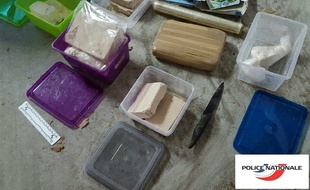 Une partie de la drogue saisie par les policiers nantais et lorientais.