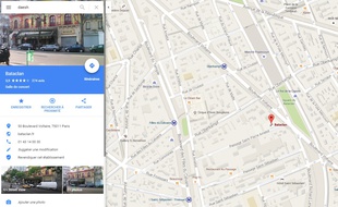 «Daesh» localisé au Bataclan sur Google Maps le 16 novembre 2015.