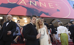 Benjamin Biolay et Louane à Cannes, mercredi 17 mai.