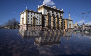 L'ambassade américaine de Moscou, en Russie.