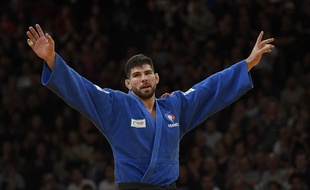 Le judoka Cyrille Maret lors du Grand Slam de Paris, le 11 février 2018.