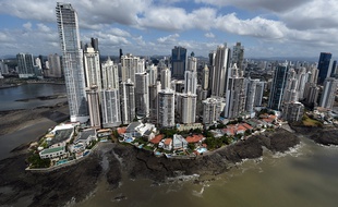 Vue aérienne de la ville de Panama.