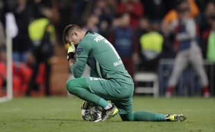 Le gardien de Galatasaray Fernando Muslera lors d'un match contre le Real Madrid en Ligue des champions, le 6 novembre 2019.