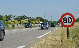 L'année dernière, le passage aux 80 km /h a permis une forte baisse du nombre de morts sur les routes.