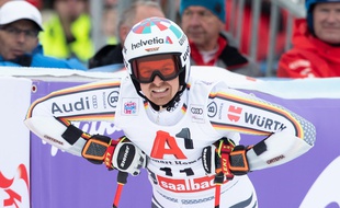 Stefan Luitz après sa course à Beaver Creek.
