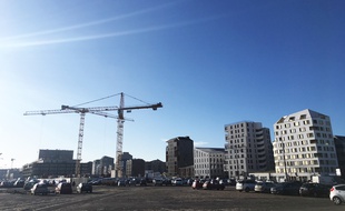 Quartier des bassins à flot à Bordeaux, le 6 mars 2018.
