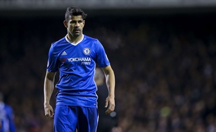 Diego Costa lors du match entre Chelsea et Tottenham le 4 janvier 2017.