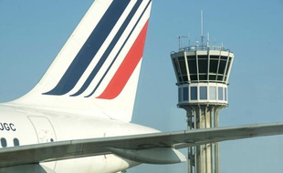 Air France aéroport Saint Exupéry à Lyon, image d'illustration