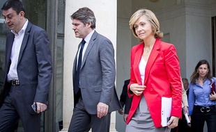 Valérie Pécresse à la sortie du dernier conseil des ministres du gouvernement Fillon le 9 mai 2012.