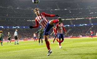 Antoine Griezmann avec l'Atlético Madrid le 28 novembre 2018.