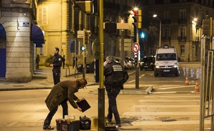 Un automobiliste a délibérément fauché des piétons le 21 décembre 2014 à Dijon (Côte-d'Or).