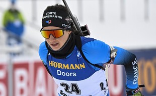 Anaïs Chevalier-Bouchet termine sur le podium lors de l'individuel à Anterselva.