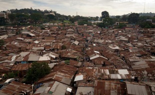 Le bidonville de Katanga, dans la capitale ougandaise de Kampala, le 18 décembre 2012