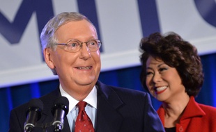 Le sénateur républicain du Kentucky, Mitch McConnell, qui pourrait être le chef du Sénat.