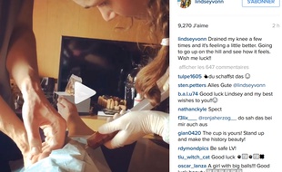 Le compte Instagram de Lindsey Vonn, le 28 février 2016.