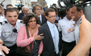 Nicolas Bonnemaison, le 25 juin 2014 à l'issue de son procès.