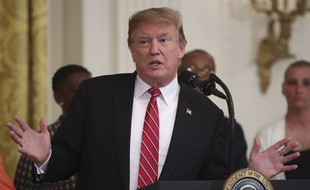 Donald Trump à la Maison-Blanche, le 1er avril.