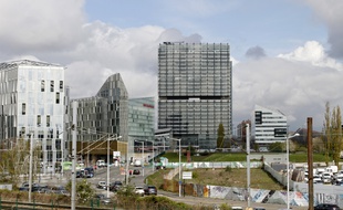 Lille, le 24 avril 2012. Euralille au centre du nouveau projet d'aménagement.