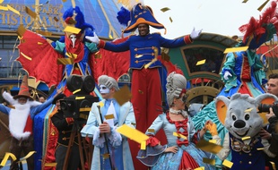 Europa Park, Allemagne le 26 mars 2015. Présentation de la saison 2015 par la famille Mack.