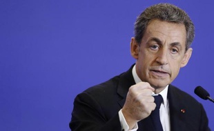 Le président de l'UMP Nicolas Sarkozy, le 7 mars 2015 à Paris
