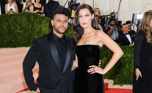 Le chanteur The Weeknd et la top Bella Hadid lorsqu'ils étaient en couple