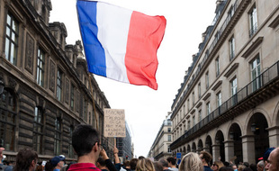 Le rassemblement contre les mesures sanitaires, samedi 17 juillet 2021, à Paris.