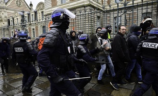 Manifestation contre la réforme des retraites à Rennes en janvier 2020 (illustration)