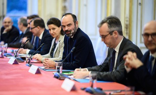 Edouard Philippe lors des négociations sur la réforme des retraites, le 19 décembre 2019.