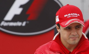 Le pilote Ferrari Felipe Massa, lors du Grand Prix de Silverstone, le 20 juin 2009.