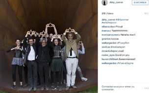 Capture d'écran du compte Instagram d'Anish Kapoor