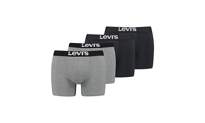 Levi’s lot de 4 Boxers Solid Basic