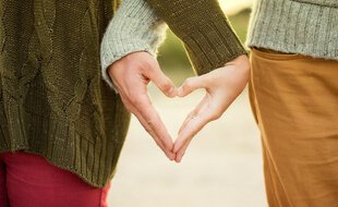 Illustration d'un couple amoureux.