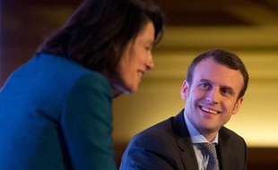 Le ministre de l'Economie Emmanuel Macron le 14 avril 2016 à Londres