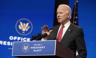 Le président-élu des Etats-Unis, Joe Biden, le 19 novembre 2020.