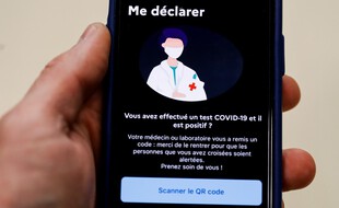 Image d'illustration d'un écran de l'application StopCovid.