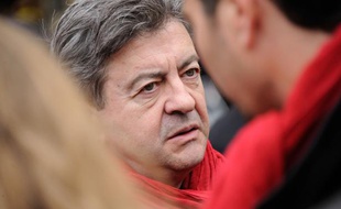 Jean-Luc Mélenchon le 1er mai 2013 à Paris.