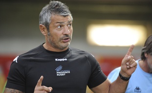 Christian Labit, entraîneur du Provence Rugby le 31 juillet 2015