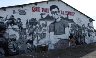 Le portrait de Steve à Nantes.