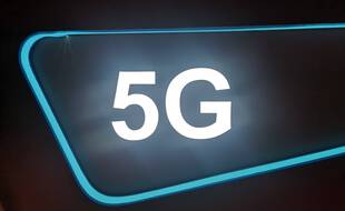 Un logo de la 5G.