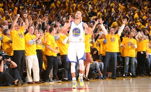 Stephen Curry, le meneur de jeu des Golden State Warriors, le 13 mai 2015.