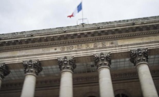Le Palais Brongniart à Paris, place de la Bourse à Paris