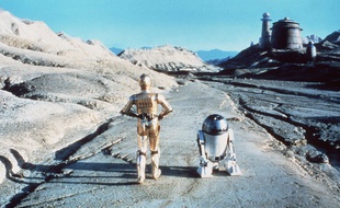 R2D2 et Z-6PO dans Le Retour du Jedi.